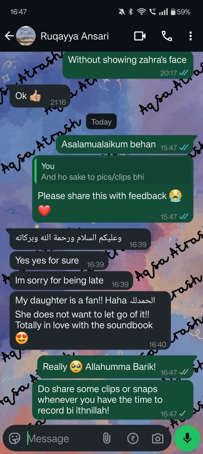 Her daughter won't let it go