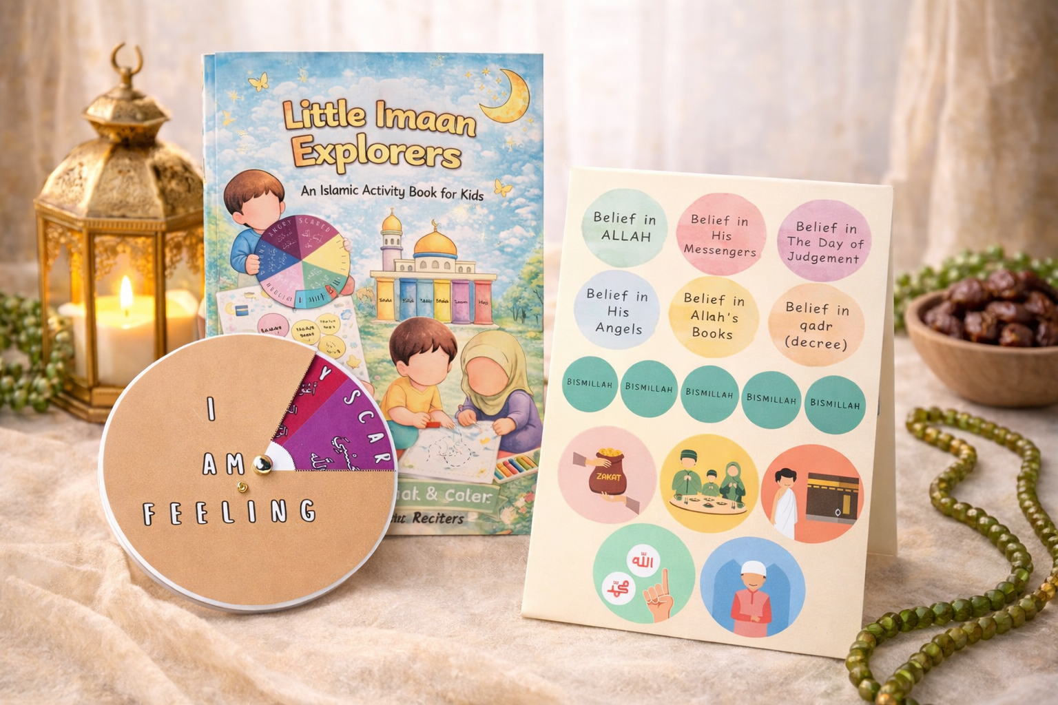 Little Imaan Explorers- An Islamic Activity kit for Kids (Age 2-8)